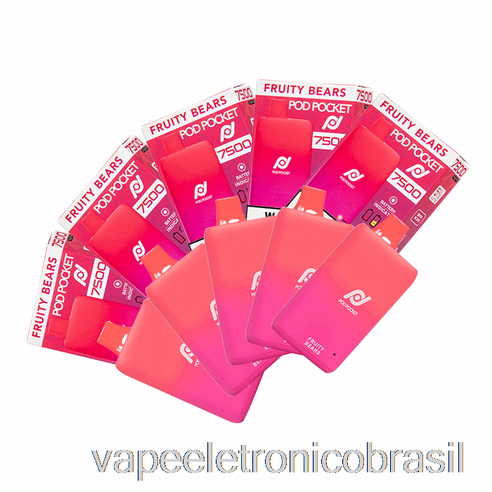 Vape Vaporesso [pacote Com 10] Pod Pocket 7500 Descartável